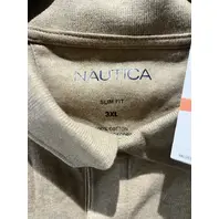 NAUTICA ANCHOR TAN POLO KR7212 MENS 3XL SLIM FIT