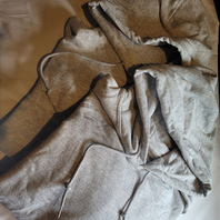 LOT OF 2 - GILDAN BRAND PLAIN GRAY HOODIE SWEAT SHIRTS UNISEX 2XL