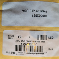 LOT OF 5 - WATERS  700002597 SEAL WASH HOUSING, UPLC PUMP