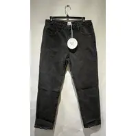 PRINCESS POLLY SECONDCITY JEANS WMNS BLACKS DENIM SIZE 8 411994