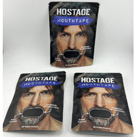 HOSTAGE MOUTHTAPE 90 NIGHT SUPPLY 3*30 POUCH BUNDLE PACK 90 TOTAL ADHESIVES