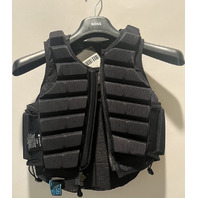 RACESAFE MOTION3 BLACK MEDIUM TALL/REGULAR YOUNG RIDER BODY PROTECTIVE VEST