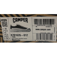 CAMPER K201626-012 TWINS WOMENS CASUAL SNEAKERS MULTI COLOR LEATHER EU 39 US 8.5