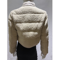 MONCLER WOMEN'S BLANDY GIUBBOTTO CROPPED BOUCLE DOWN JACKET SIZE 0 XS X SMALL