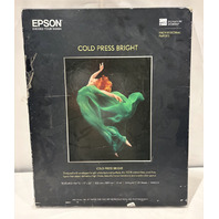 EPSON COLD PRESS BRIGHT PROFESSIONAL PAPER 25 SHEETS 17X22" S042311