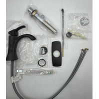 MOEN 6903BL VOSS SINGLE HANDLE 1 HOLE BATHROOM FAUCET VALVE BLACK