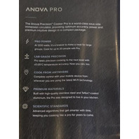 ANOVA PRECISION COOKER PRO 1200W ELECTRIC SOUS VIDE WI-FI /BLUETOOTH  AN600-US00