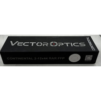 VECTOR OPTICS CONTINENTAL 2-12X44 FFP RIFLE SCOPE SCFF-69 34MM RAR RETICLE