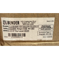 BENDER LG-100-600-120-3/4-6-PA-CH-XSLU GROUND FAULT MONITOR 100A 120-600V
