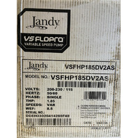 JANDY VS FLOPRO 1.85HP VARIABLE SPEED PUMP VSFHP185DV2AS W/ SPEEDSET 04/26