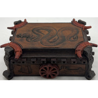 JESSE BORN OFFICIAL RATTLER'S TAIL PUZZLE BOX #143/300 WITH CERTIFICATE