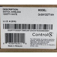 CONTROL 4 CONTROL4 C4-SW120277-WH WIRELESS SWITCH WHITE