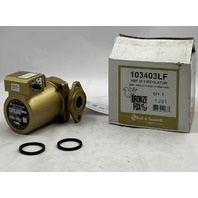 BELL & GOSSET NBF 36 CIRCULATOR 230V 60HZ DURAGLIDE BEARING CIRC PUMP 103403LF