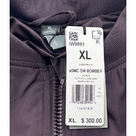 ADIDAS BY STELLA MCCARTNEY WOVEN BOMBER JACKET IN MINERAL RED SIZE XL IW9891 