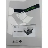 FESTOOL CSC SYS 50 EB-BASIC 576821 18V BATTERY CORDLESS TABLE SAW
