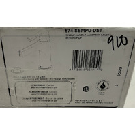 DELTA 574-SSMPU-DST ZURA SINGLE HANDLE BRILLIANCE STAINLESS BATHROOM FAUCET
