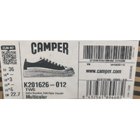 CAMPER K201626-012 TWINS WOMENS CASUAL SNEAKERS MULTI COLOR LEATHER EU 36 US 6