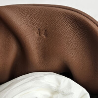 HERM&Egrave;S H191395ZH20440 TRAIL CALF SKIN SNEAKERS GOLD / BROWN US 11 EU 44