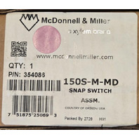 MCDONNELL & MILLER SWA150S-M-MD 354086 SNAP SWITCH ASSEMBLY FOR SWA150S/SWA159S