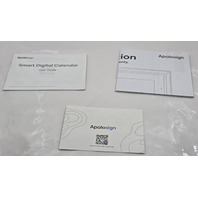 APOLOSIGN SMART DIGITAL CALENDAR 27" WALL MOUNTABLE PLANNER TEAK FA2769T