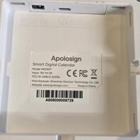 APOLOSIGN SMART DIGITAL CALENDAR 27" WALL MOUNTABLE PLANNER TEAK FA2769T