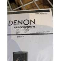 DENON PROFESSIONAL DN-8510 KARAOKE LOUDSPEAKER 320W SPEAKER