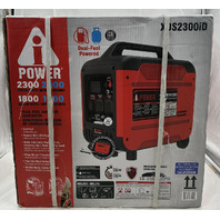 A-IPOWER XOS2300ID 2300W DUAL FUEL INVERTER GENERATOR GAS LPG CO SENSOR