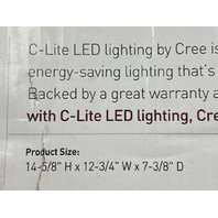 C-LITE LED FLOOD LIGHT 12400L 5000K (COOL) 118W 120-277 C-FL-A-RTF2-12L-50K-DB