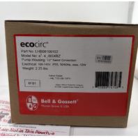 BELL & GOSSETT XYLEM ECOCIRC E3-4 BSXRZ 1/2" SWEAT CONNECTION PUMP LHB08100102