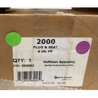 HOFFMAN SPECIALTY 699963 2000 SERIES PLUG AND SEAT 6IN FP REPLACEMENT PART