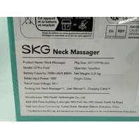 SKG G7PRO-FOLD NECK MESSAGER W HOT COMPRESSES & POWERFUL 9D MASSAGE COLOR BLUE