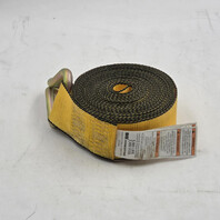 KINEDYNE 3"X30" RATCHET STRAP 5400 LBS LOAD WITH WIRE HOOKS YELLOW