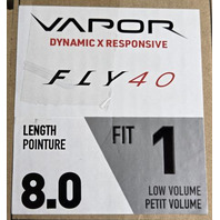 BAUER 1064926 VAPOR FLY40 ICE HOCKEY SKATE SENIOR US 8 EU 41 BLACK