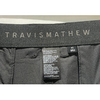 TRAVIS MATHEW MENS WANDERLUST GOLF PANTS A44928 COLOR BLACK SIZE 40 NWT