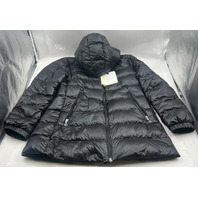 MONCLER GLEMENTS GOOSE DOWN PUFFER COAT BLACK GIUBBOTTO L10931A00162595ZZ SZ 3