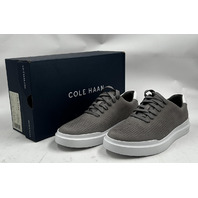 COLE HAAN MENS C31220 OPTIC WHITE GRAND PRO RALLY LASER CUT SNEAKERS SZ 7.5