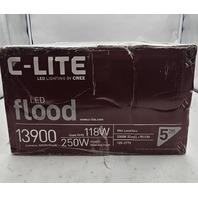 C-LITE LED FLOOD LIGHT 13900L 118W 250W PSMH C-FL-A-RTS2-14L-50K-DB