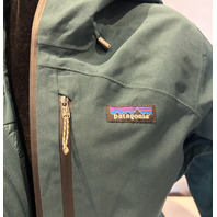 PATAGONIA 31201 WOMEN'S INSULATED POWDER TOWN JACKET SIZE MEDIUM M CASCADE GREEN