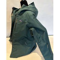 PATAGONIA 31201 WOMEN'S INSULATED POWDER TOWN JACKET SIZE MEDIUM M CASCADE GREEN