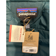 PATAGONIA 31201 WOMEN'S INSULATED POWDER TOWN JACKET SIZE MEDIUM M CASCADE GREEN