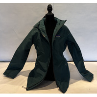 PATAGONIA 31201 WOMEN'S INSULATED POWDER TOWN JACKET SIZE MEDIUM M CASCADE GREEN