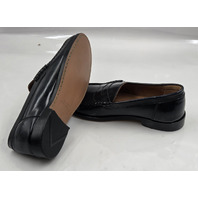 ALLEN EDMONDS NEWMAN MEN'S LEATHER PENNY LOAFERS SZ 9 D BLACK