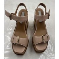 STELLA MCCARTNEY SNEAK ELYSE SANDAL 120 ECO GRAINY ALTER MAT BLUSH SIZE 9 EU 39