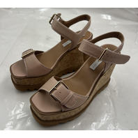 STELLA MCCARTNEY SNEAK ELYSE SANDAL 120 ECO GRAINY ALTER MAT BLUSH SIZE 9 EU 39