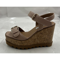 STELLA MCCARTNEY SNEAK ELYSE SANDAL 120 ECO GRAINY ALTER MAT BLUSH SIZE 9 EU 39