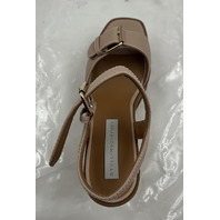 STELLA MCCARTNEY SNEAK ELYSE SANDAL 120 ECO GRAINY ALTER MAT BLUSH SIZE 9 EU 39