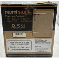NEUMI SILK 4 PASSIVE BOOKSHELF SPEAKERS PAIR 4-INCH WOOFER HOME THEATER
