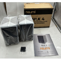NEUMI SILK 4 PASSIVE BOOKSHELF SPEAKERS PAIR 4-INCH WOOFER HOME THEATER