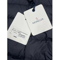 MONCLER MALINVERN GOOSE DOWN PUFFER COAT BLUE GIUBBOTTO J20911A00108549SK SIZE 1
