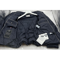 MONCLER MALINVERN GOOSE DOWN PUFFER COAT BLUE GIUBBOTTO J20911A00108549SK SIZE 1